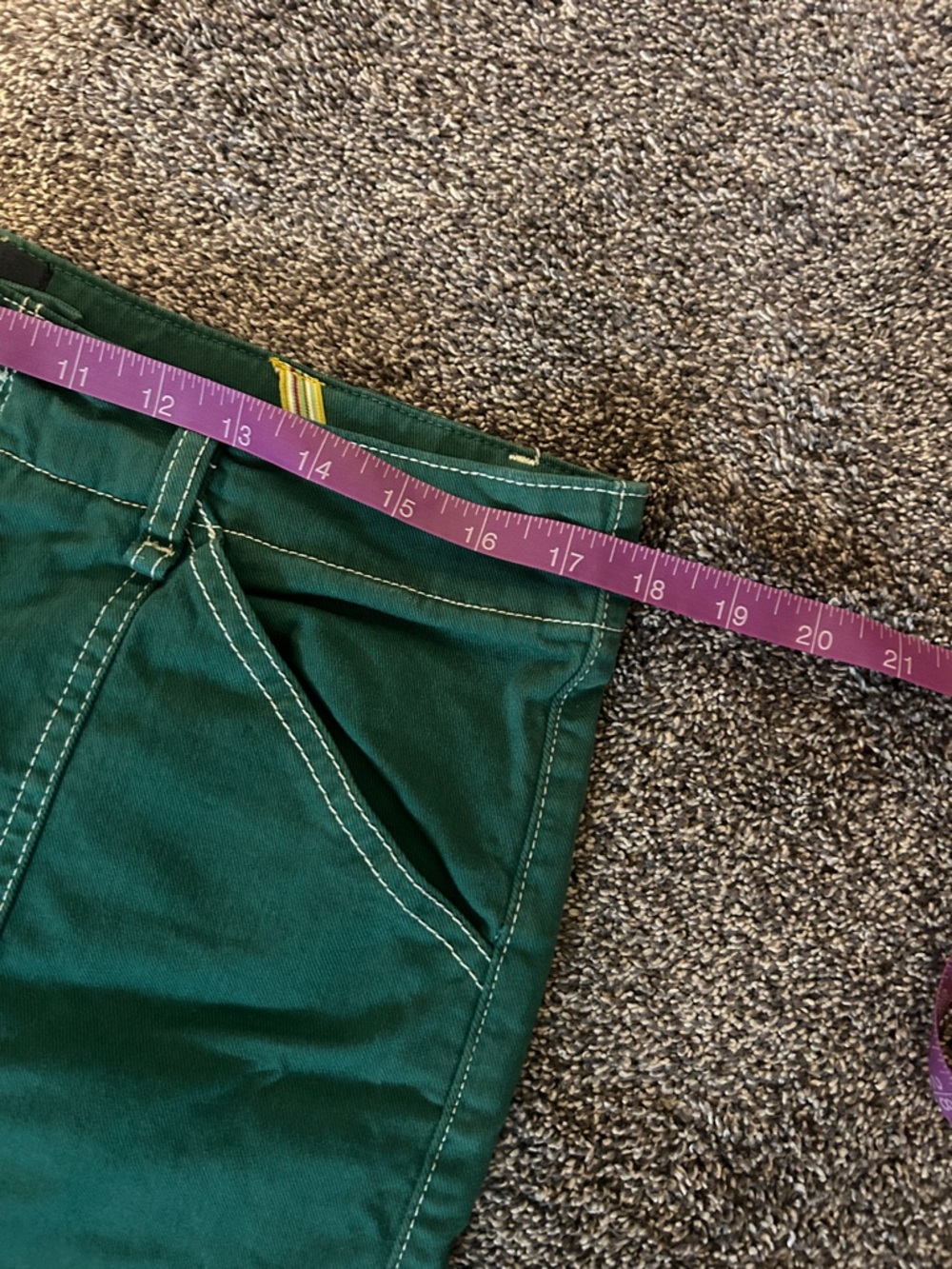 Maeve Wide leg green pants sz 32 - Picture 6 of 9
